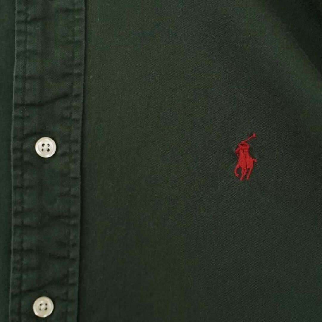 Ralph Lauren - ラルフローレン BD無地シャツ XL グリーン 緑 カーキ