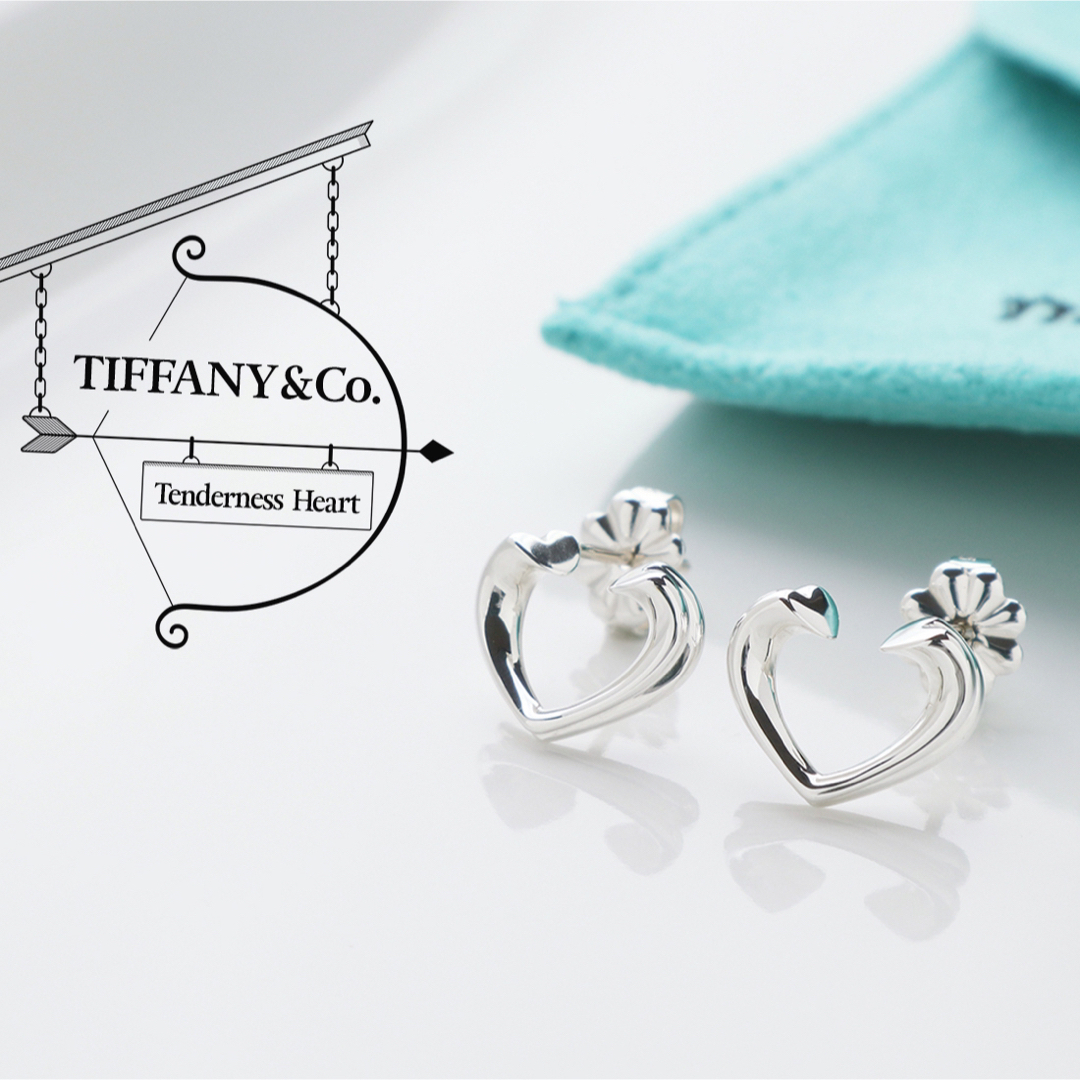 美品 TIFFANY&Co. ティファニー テンダネスハート 925 ピアス