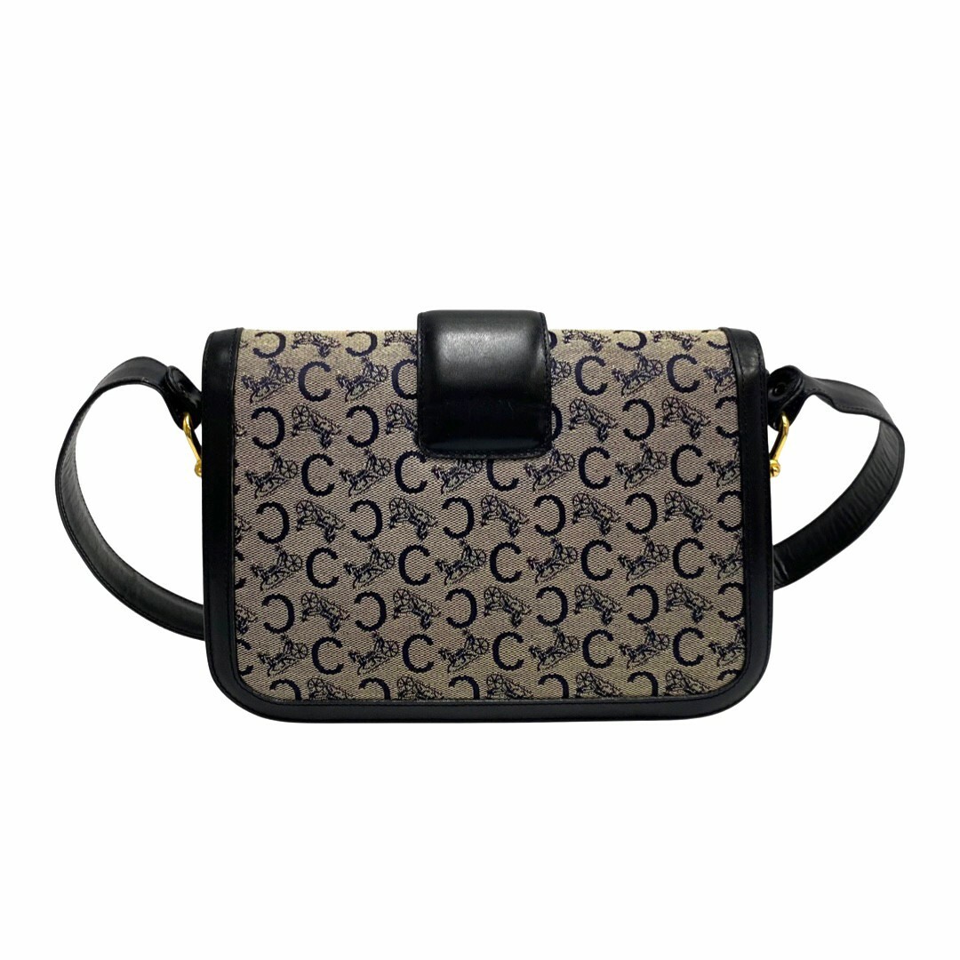 celine - 極 美品 CELINE セリーヌ Cマカダム 柄 馬車金具 レザー 本革