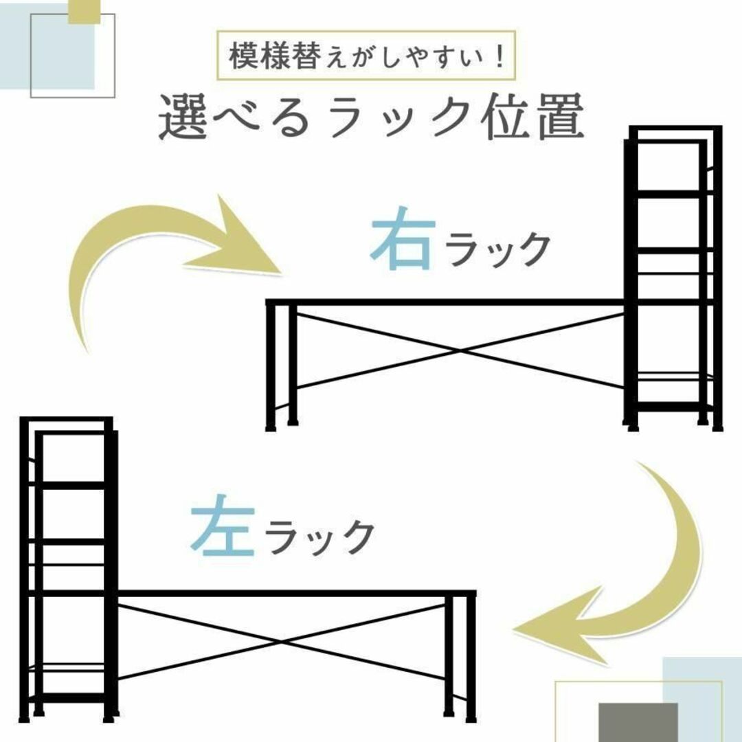 18％OFF】 四段ラック ローデスク パソコンデスク 学習机 ゲーミング ブラウン 1708