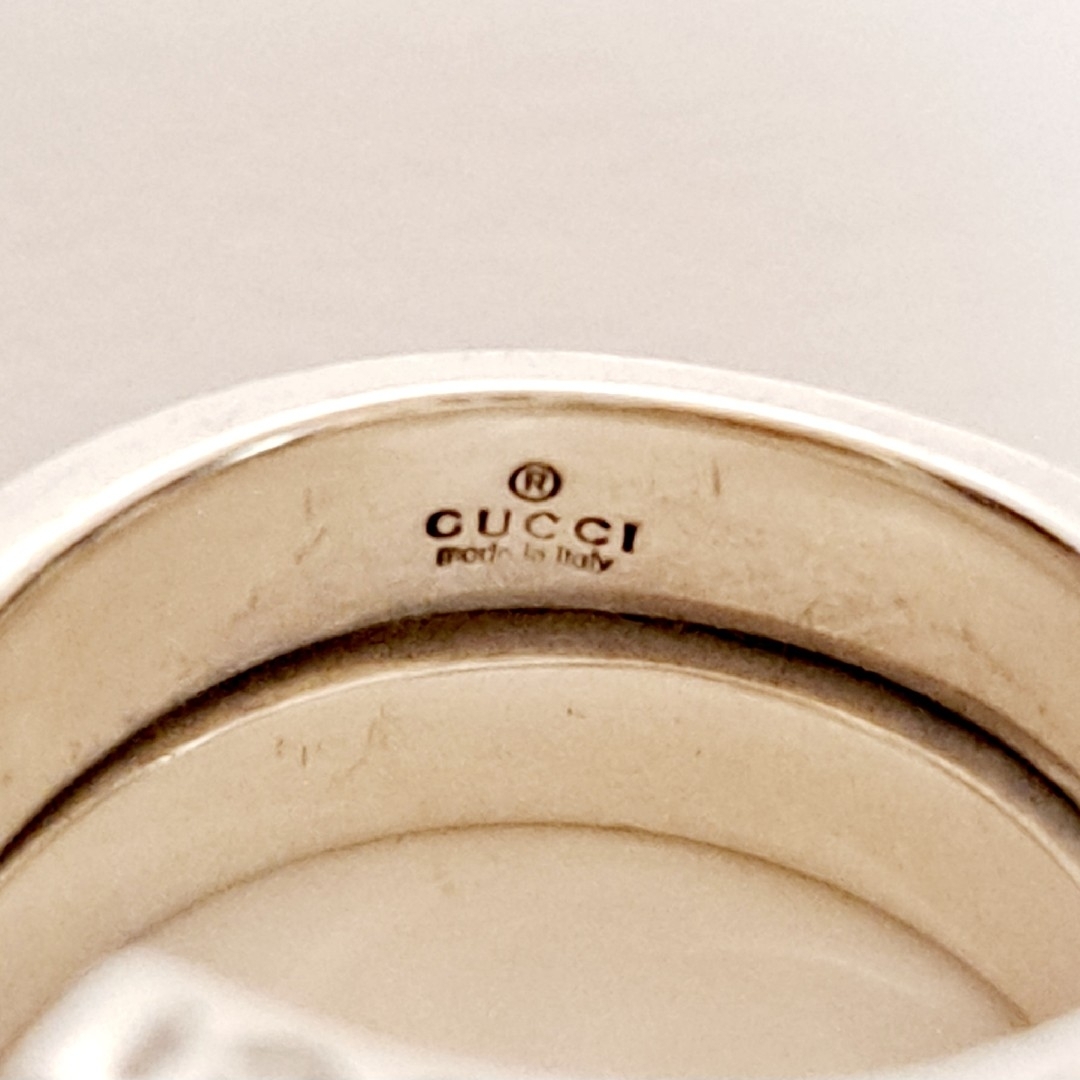Gucci(グッチ)のグッチ GUCCI 指輪 スネーク スパイラルリング Gロゴ シルバーSV925 レディースのアクセサリー(リング(指輪))の商品写真