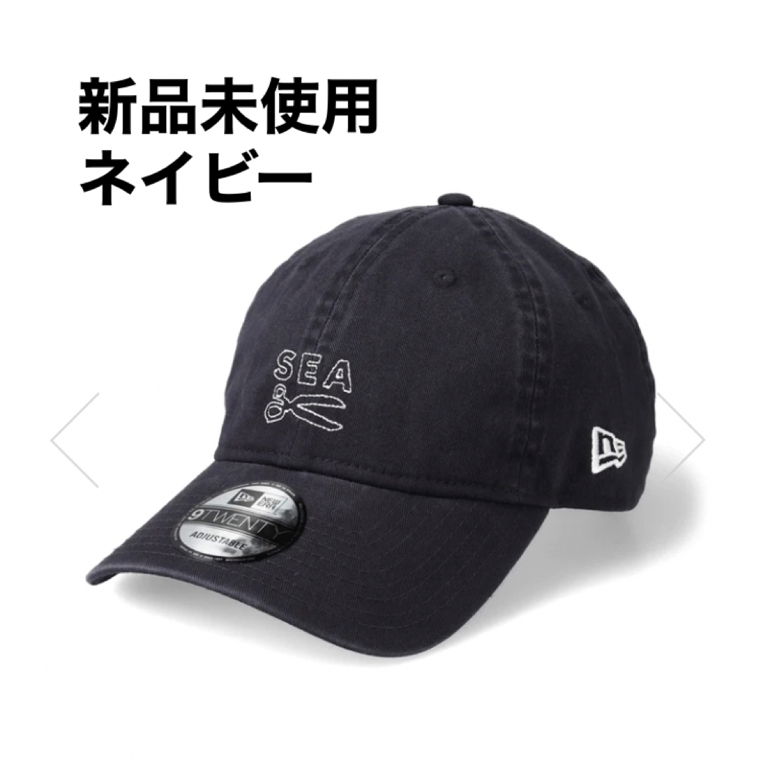 WIND AND SEA(ウィンダンシー)のネイビー DENHAM × WIND AND SEA × NEW ERA メンズの帽子(キャップ)の商品写真