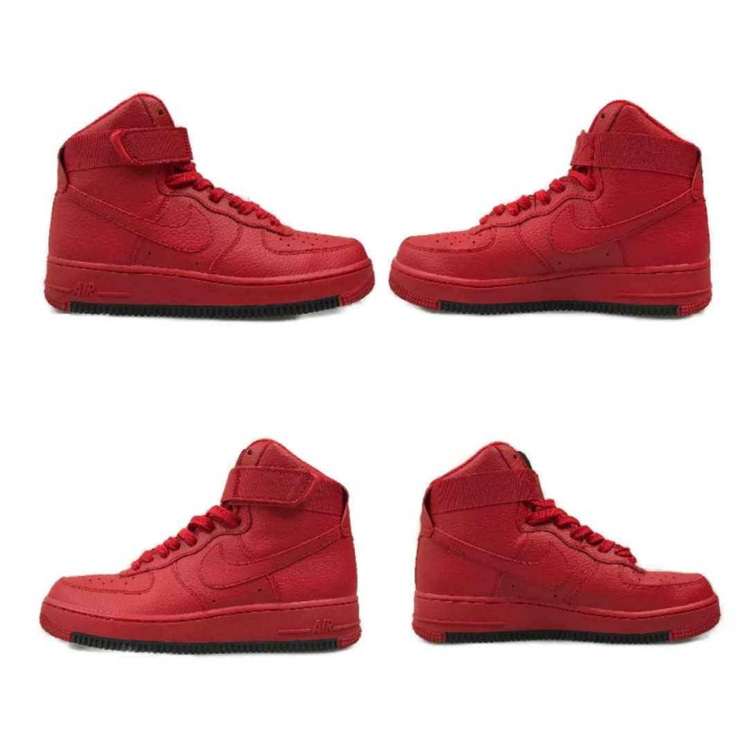 ##NIKE ナイキ AIR FORCE 1 HIGH 07 1 スニーカー 25.5cm A02440-600 レッド