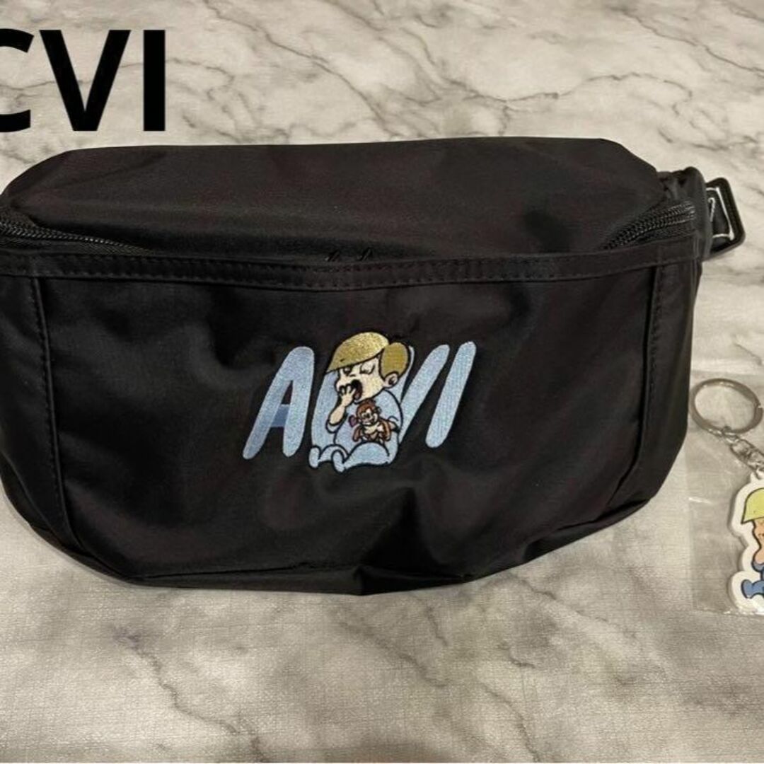 ACVI アクビ ウエストポーチ ボディバッグ バッグ キーホルダー　セット メンズのバッグ(ウエストポーチ)の商品写真