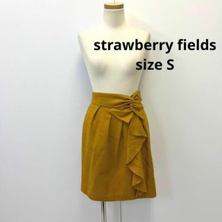 ストロベリーフィールズ(STRAWBERRY-FIELDS)のstrawberry fields ストロベリーフィールズ　スカート　ウール(ひざ丈スカート)