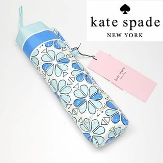 ケイトスペードニューヨーク(kate spade new york)の【新品タグ付き】ケイトスペードニューヨーク 晴雨兼用折りたたみ日傘 花柄(傘)