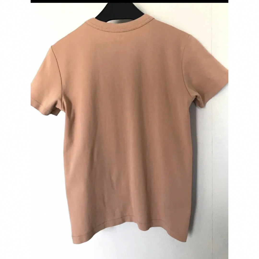 UNIQLO(ユニクロ)のUNIQLO Ｕ☆ トップス  Ｔシャツ 半袖　コットン100% ベージュ　Ｓ レディースのトップス(Tシャツ(半袖/袖なし))の商品写真