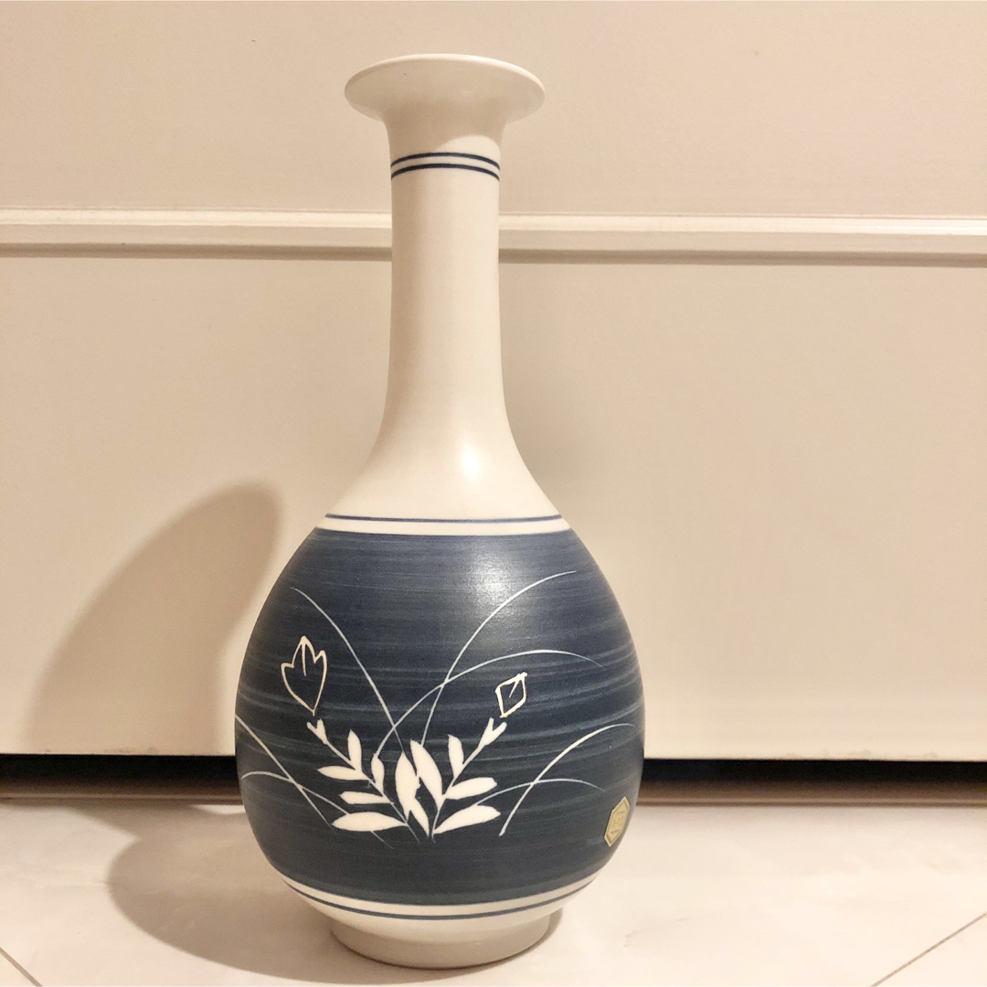 レトロ 壺 花入れ 花器 大型 ちまわ 高さ24cm レトロ 壺 花入れ 花器 大型 ちまわ 高さ24cm
