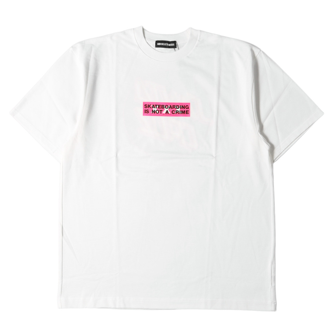 GOD SELECTION XXX ゴッド・セレクション・トリプルエックス Tシャツ サイズ:L 20AW SANTA CRUZ サンタクルーズ  コラボ ボックスロゴ ヘビー クルーネック Tシャツ T-SHIRT ホワイト 白 トップス カットソー 半袖 コラボ 【メンズ】 | フリマアプリ 