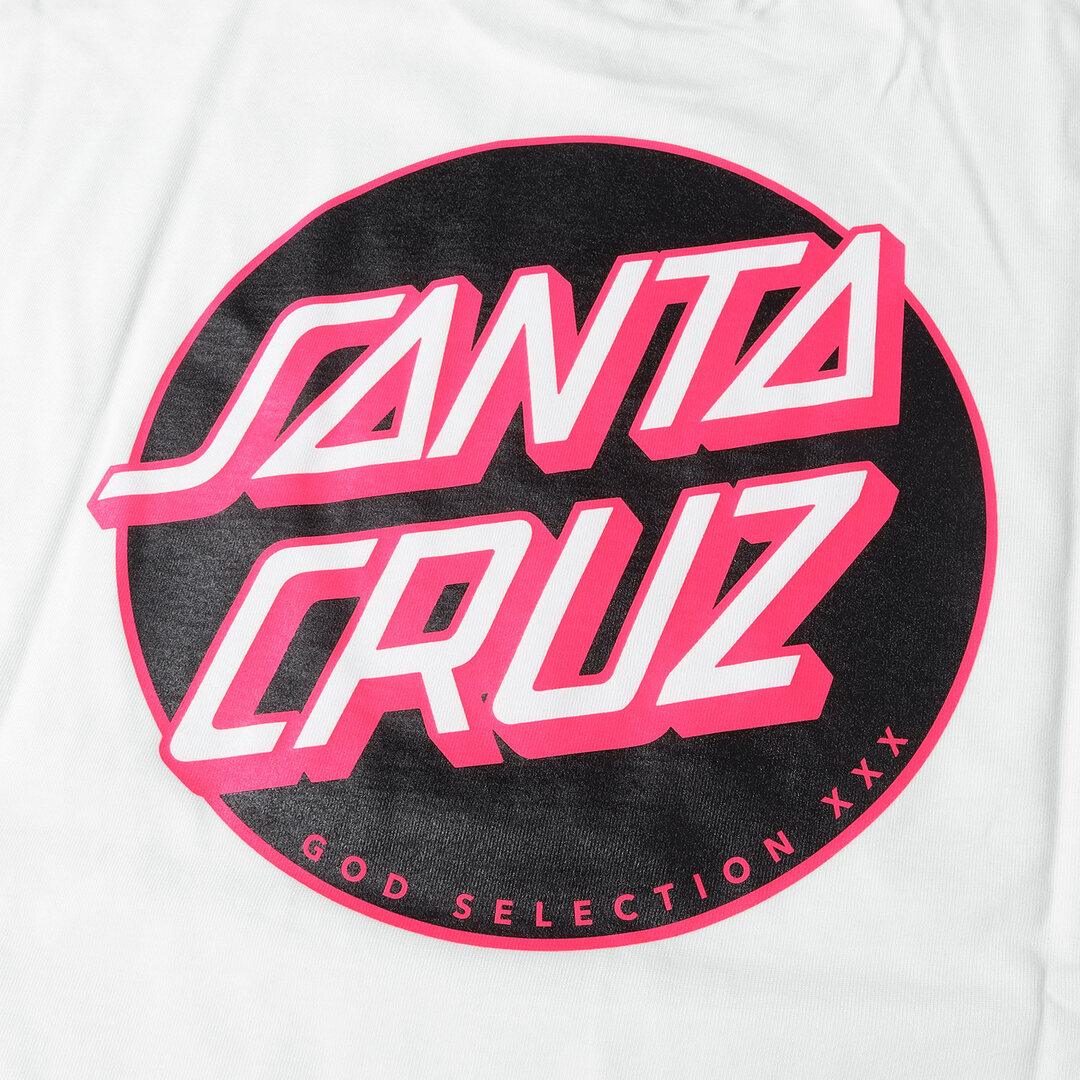 GOD SELECTION XXX ゴッド・セレクション・トリプルエックス Tシャツ サイズ:L 20AW SANTA CRUZ サンタクルーズ  コラボ ボックスロゴ ヘビー クルーネック Tシャツ T-SHIRT ホワイト 白 トップス カットソー 半袖 コラボ 【メンズ】