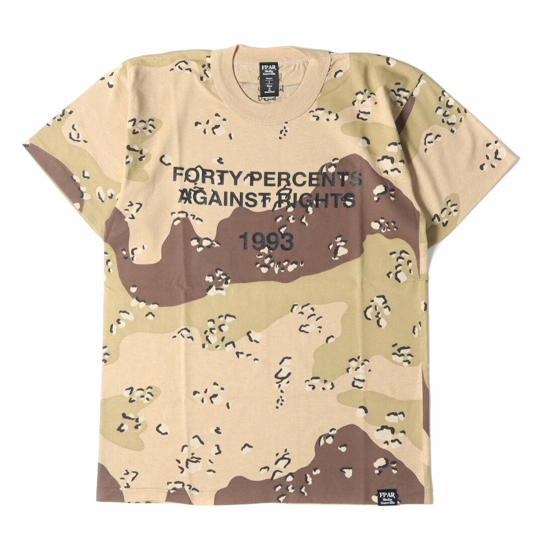 FPAR / FORTY PERCENTS AGAINST RIGHTS フォーティーパーセント アゲインストライツ BERBERJIN ヴィンテージ リメイク デザートカモ Tシャツ 1993 / CHOCO CHIP / TEE 6カラーデザートカモ S トップス カットソー 半袖 【メンズ】