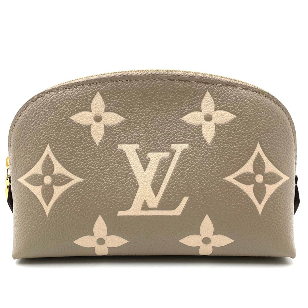 LOUIS VUITTON ルイヴィトン ポーチ モノグラムアンプラント ポシェットコスメティックPM 化粧ポーチ コスメポーチ 小物入れ ベージュ M45951    クレーム ゴールド金具 レディース 定番 美品【品】