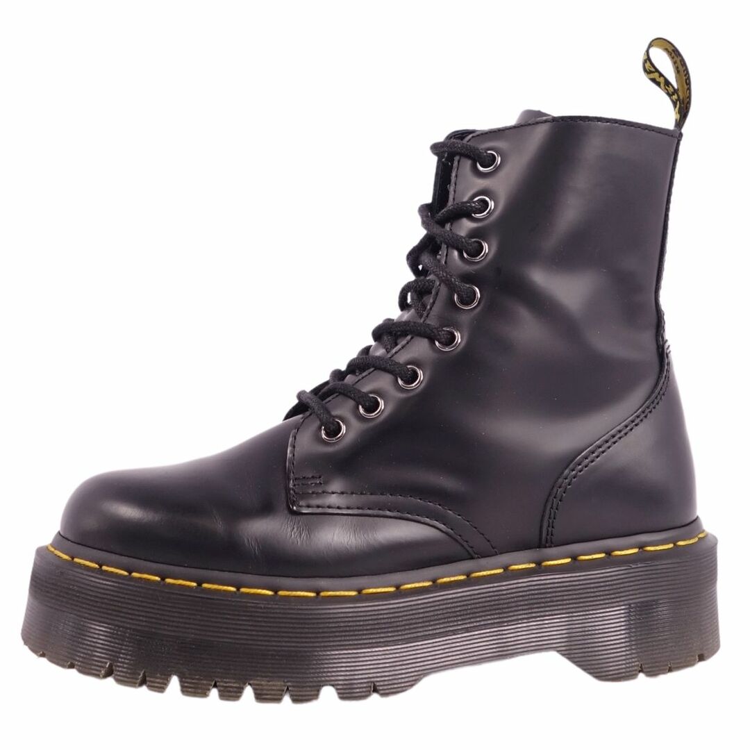 ドクターマーチン Dr.Martens ブーツ ショートブーツ 厚底 ダブルソール サイドジップ JADON 8ホール スムースレザー シューズ メンズ UK5 US6 EU38(24cm相当) ブラック