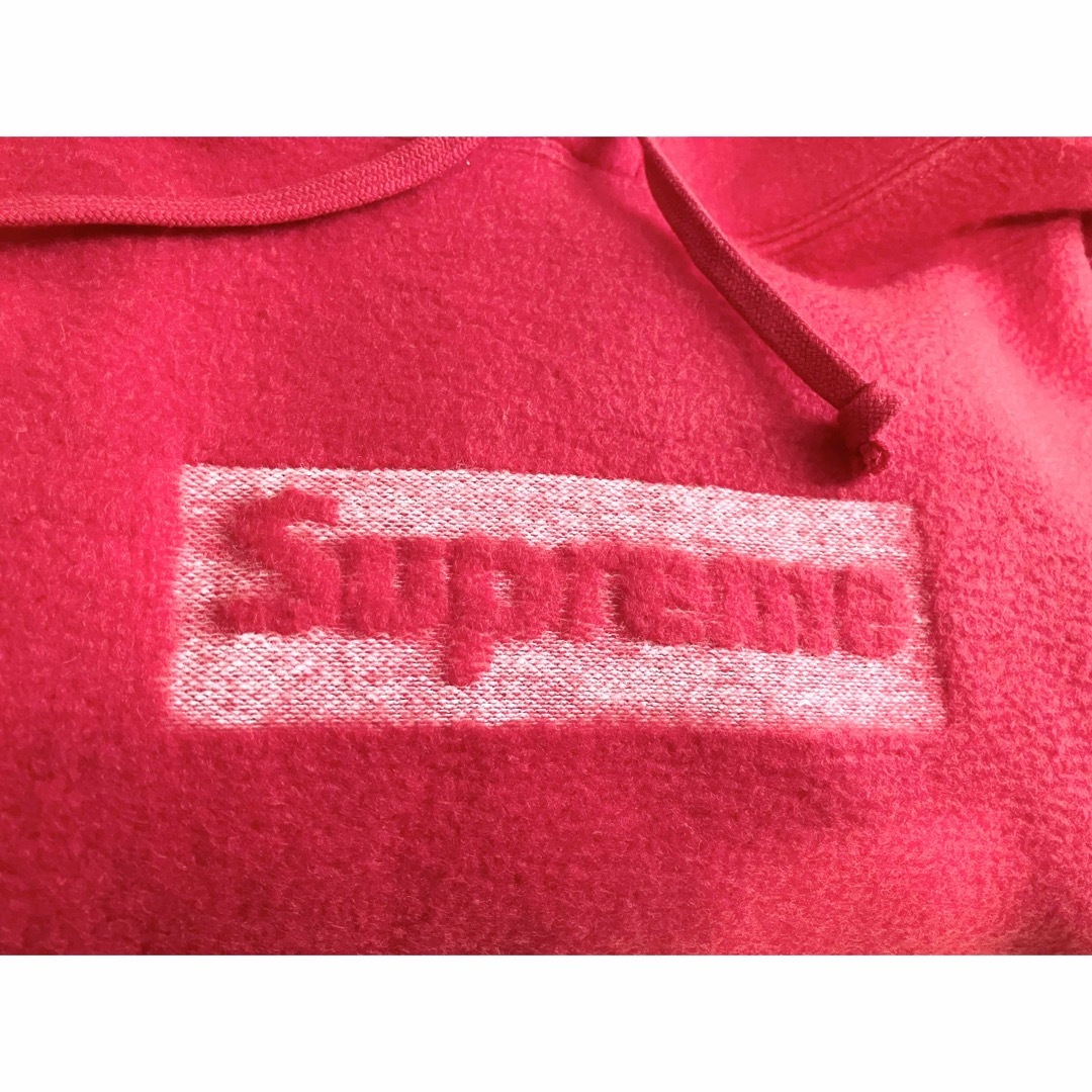 supreme Inside Out Box Logo Hooded 赤 red