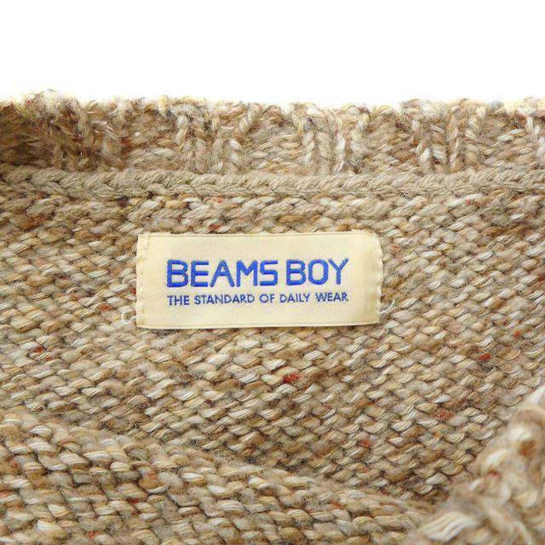 BEAMS BOY(ビームスボーイ)のビームスボーイ BEAMS BOY コットンニット セーター 長袖 モックネック レディースのトップス(ニット/セーター)の商品写真