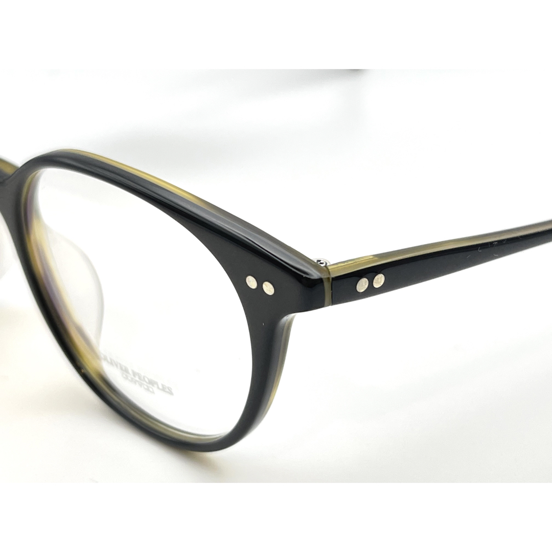 Oliver Peoples(オリバーピープルズ)の【新品】Oliver Peoples メガネ　Mikett ブラックオリーブ メンズのファッション小物(サングラス/メガネ)の商品写真