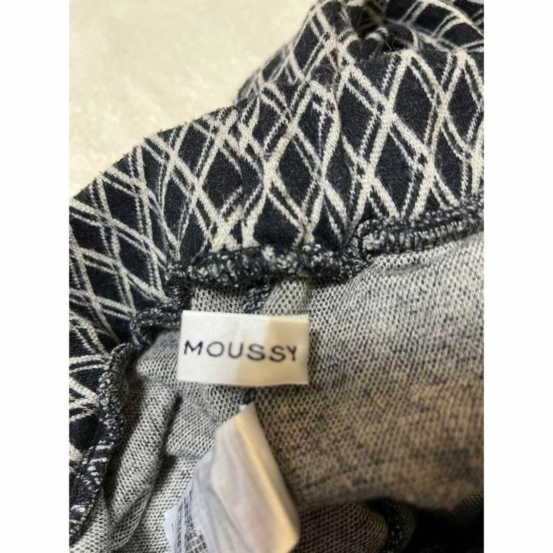 moussy(マウジー)のmoussy マウジー　ニット総柄パンツ　size 1 レディースのパンツ(カジュアルパンツ)の商品写真