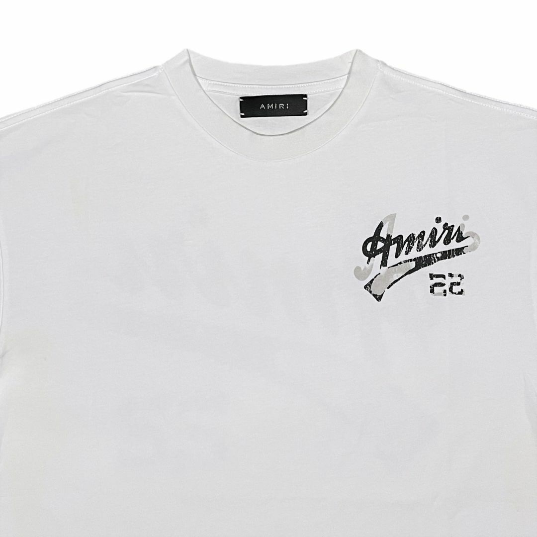 AMIRI アミリ 22 JERSEY Tシャツ ホワイト L23cm肩幅