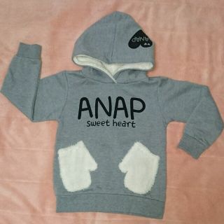 アナップ(ANAP)の【未使用】ANAP★パーカートレーナー★サイズ120(Tシャツ/カットソー)