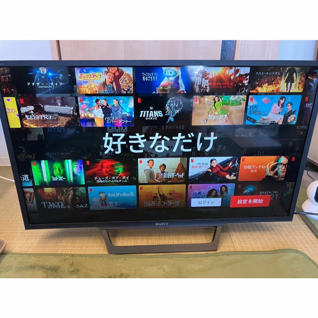 逆輸入 SONY ソニー テレビ KJ-32W730E 32型 17年製 Netflix