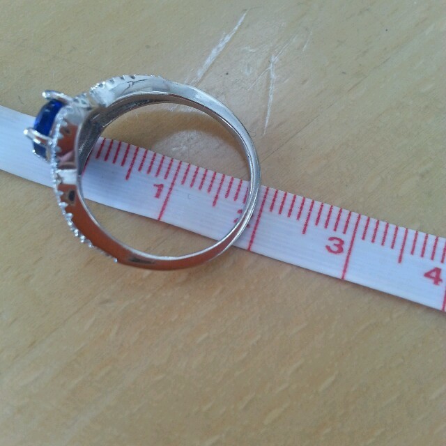 ブルーサファイア    シルバーリング レディースのアクセサリー(リング(指輪))の商品写真