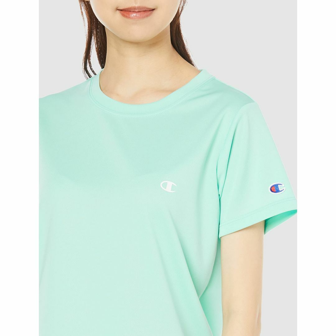 チャンピオン Tシャツ 半袖 丸首 ワンポイントロゴ ショートスリーブTシャツ  レディースのファッション小物(その他)の商品写真