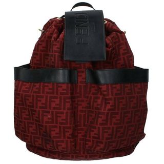 フェンディ(FENDI)のフェンディ  20AW  7VZ056 FFジャガードズッカ柄バックパック メンズ(バッグパック/リュック)