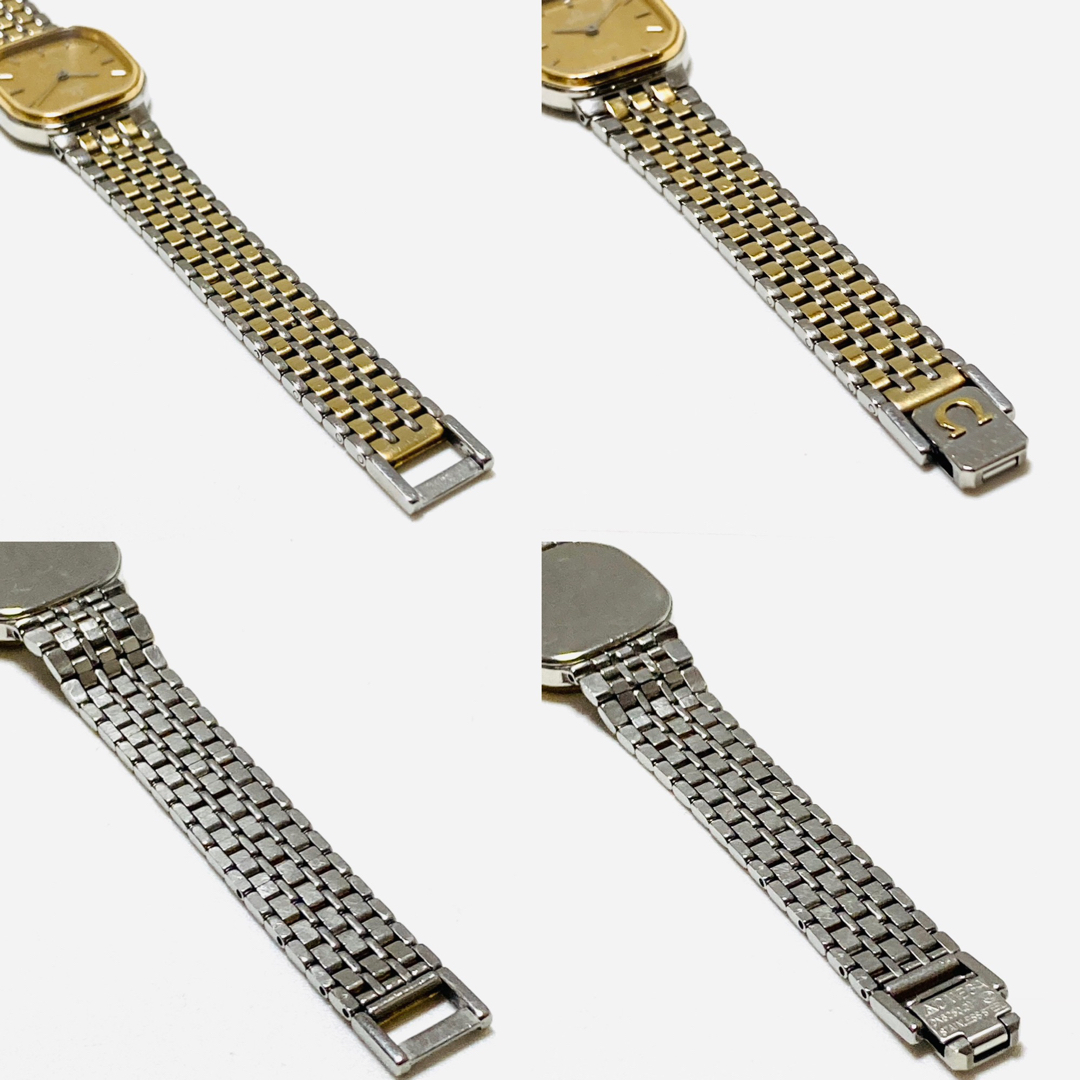 美品! OMEGA オメガ デビル 1387 コンビ 電池新品 レディース腕時計