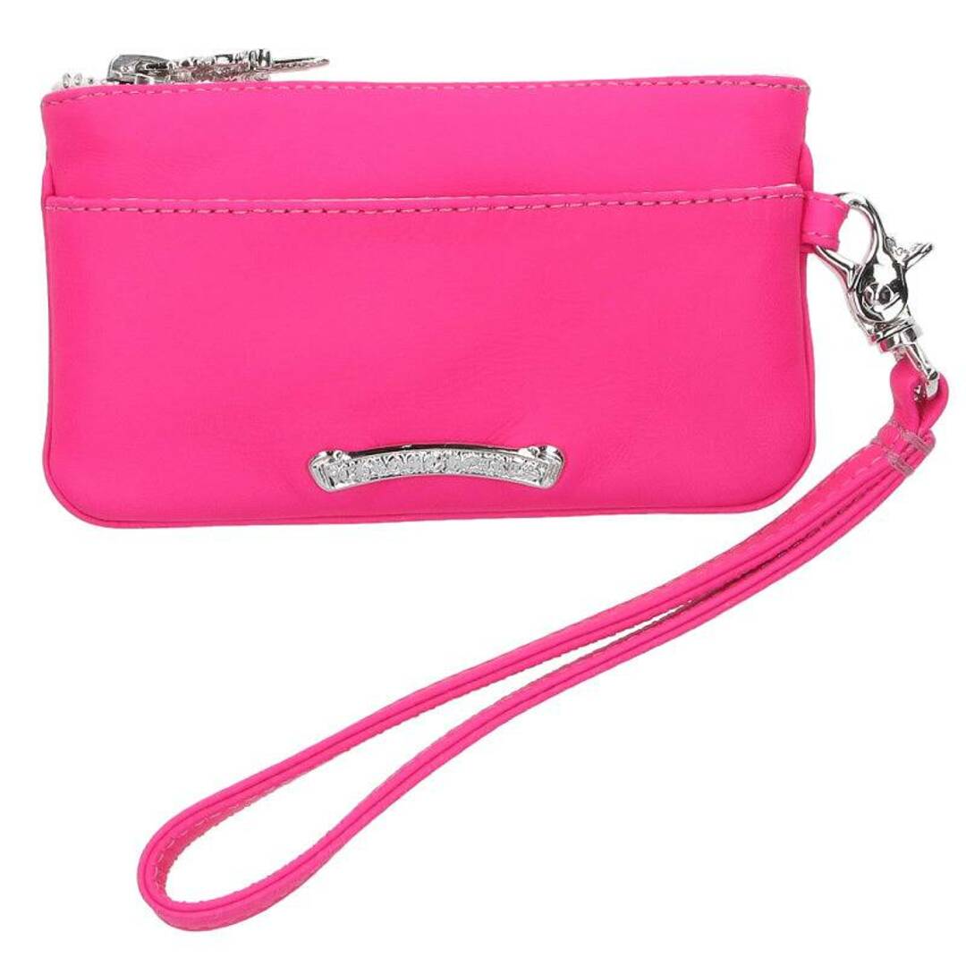 クロムハーツ ZPR CHG WRISTLET SML/ジッパーチェンジパース ストラップ付クロスパッチダガージップレザーコインケース メンズ