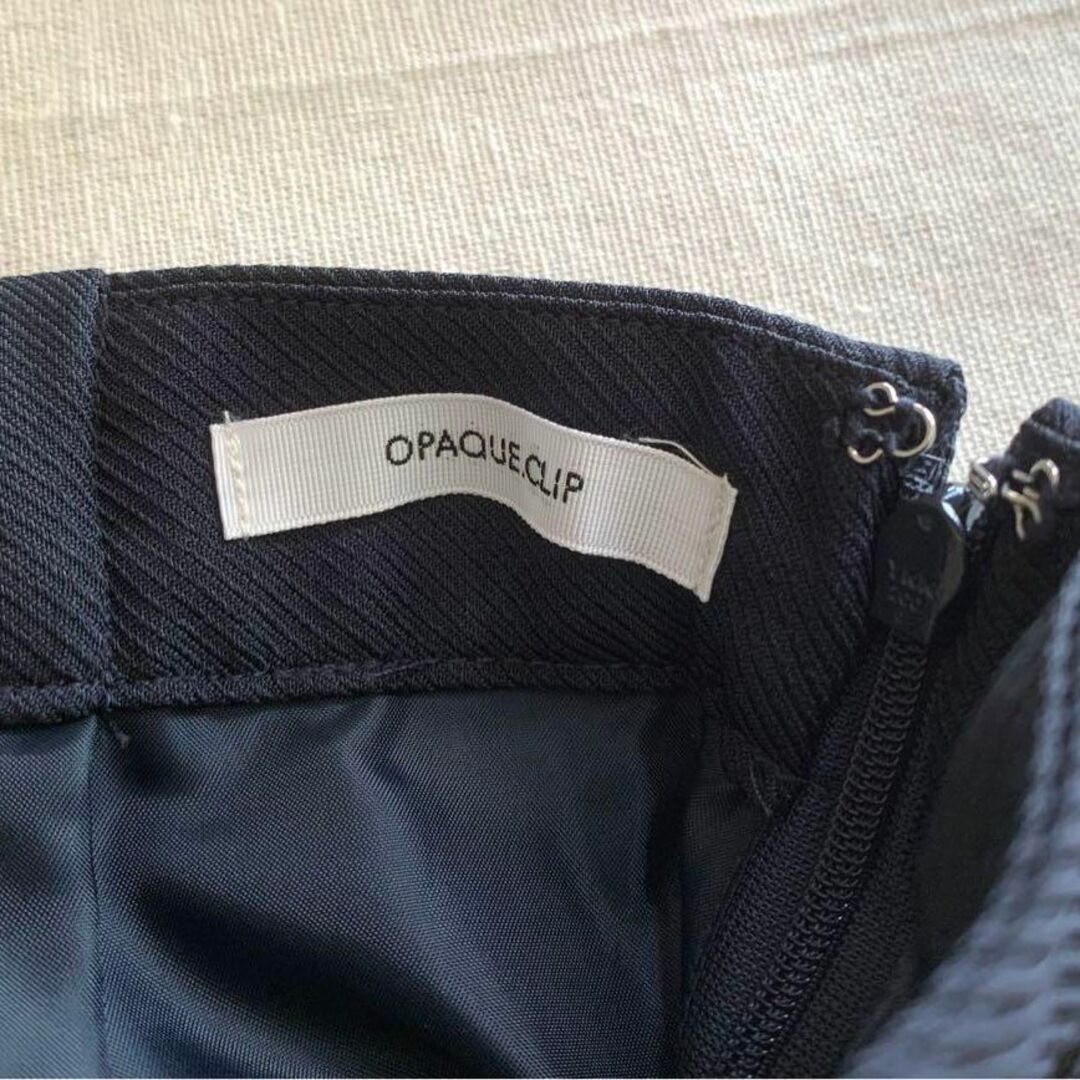 OPAQUE.CLIP(オペークドットクリップ)のOPAQUE.CLIP ネイビータイトスカート 春夏 レディースのスカート(ロングスカート)の商品写真