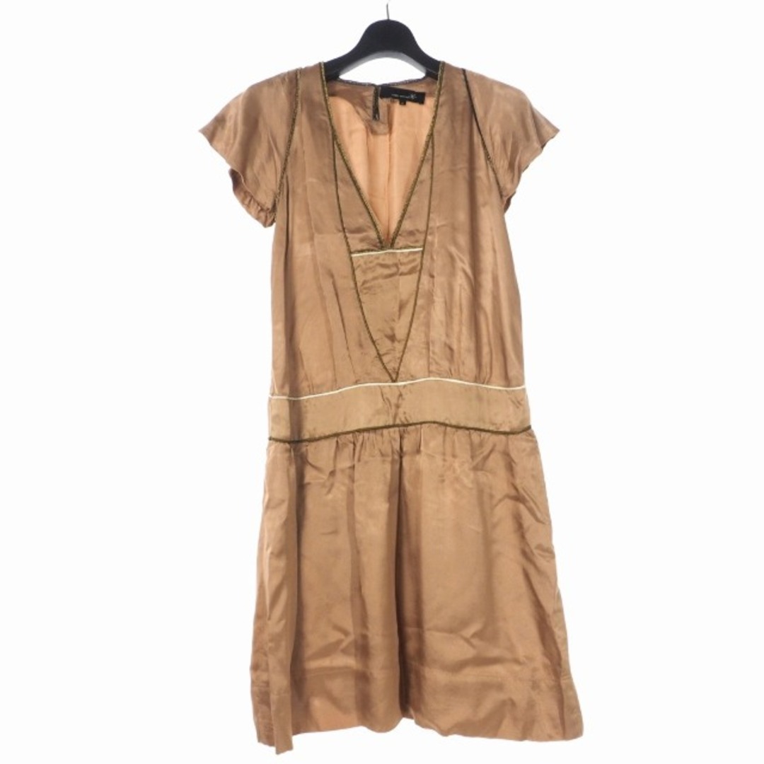 イザベルマラン ISABEL MARANT ラメ糸パイピング ワンピース - ひざ丈