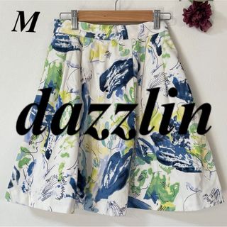 ダズリン(dazzlin)のdazzlin ダズリン 花柄フレアスカート M(ひざ丈スカート)