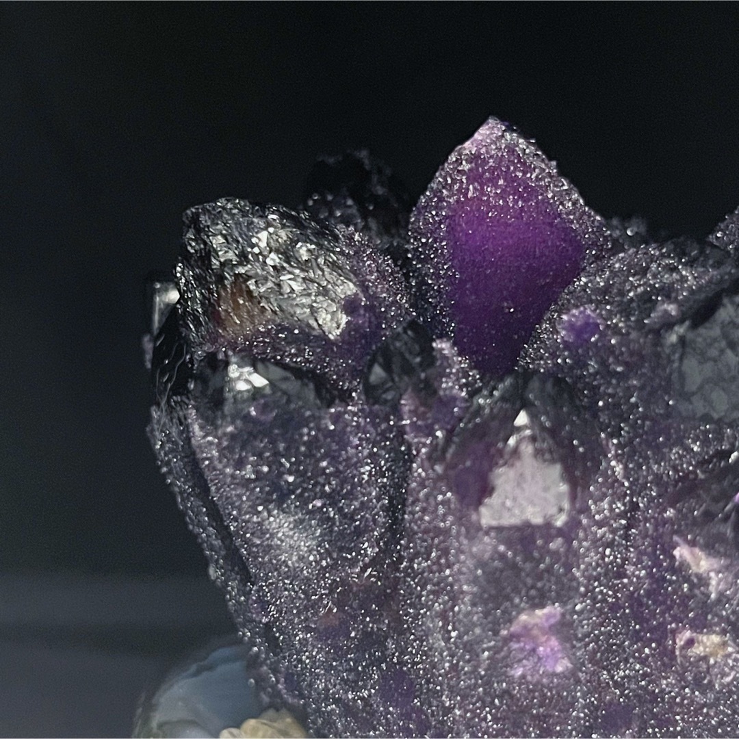 紫水晶　天然石　水晶クラスター　クォーツ　アメシスト 風水 浄化 パワーストーン 3