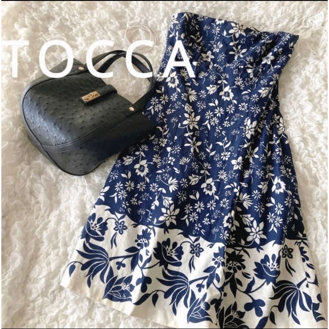 TOCCA - 【TOCCA】ヴィンテージ風♡ 上品✨花柄 ハイウエストスカート