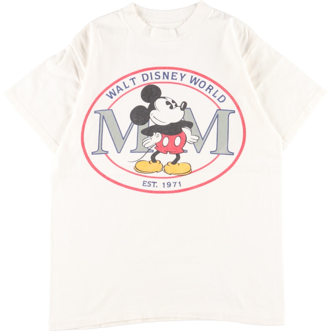 WALT DISNEY WORLD MICKEY MOUSE ミッキーマウス キャラクタープリントTシャツ メンズM /eaa355847