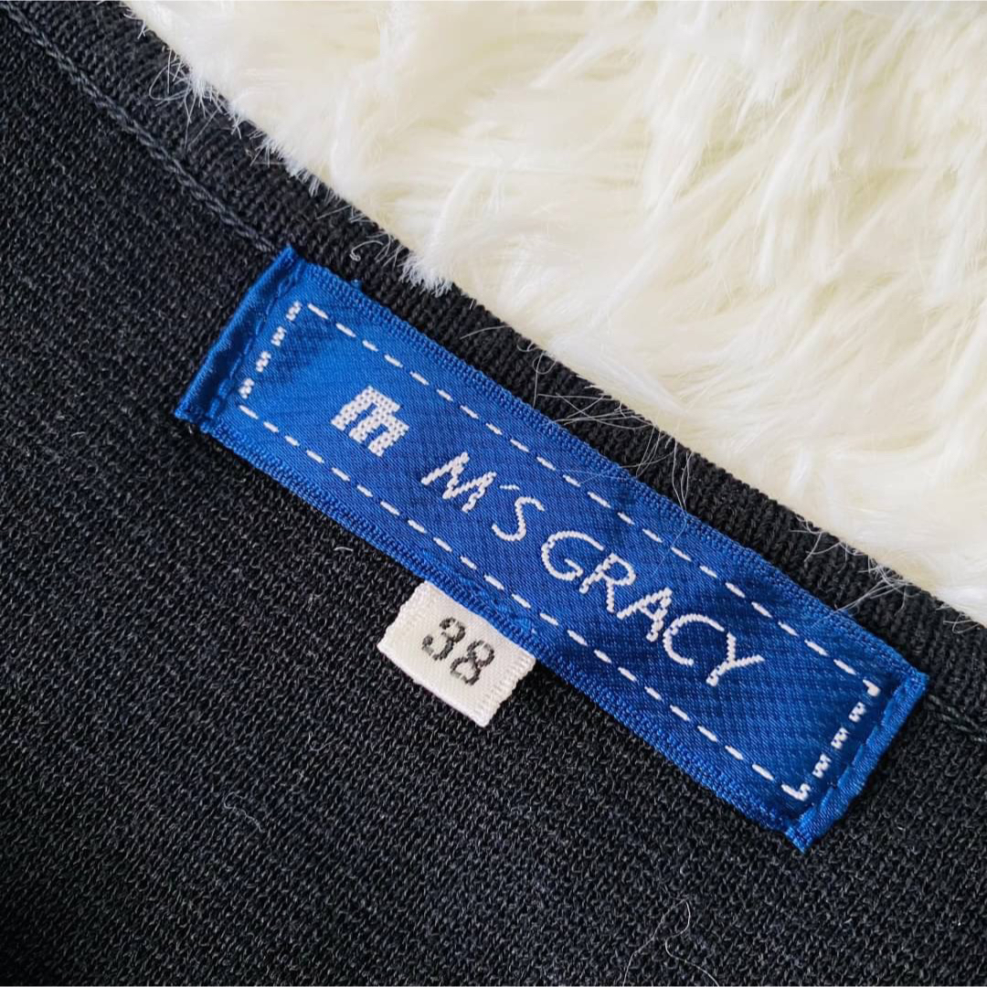 M'S GRACY - 極美品 エムズグレイシー 上品 サマーニット リボン 美