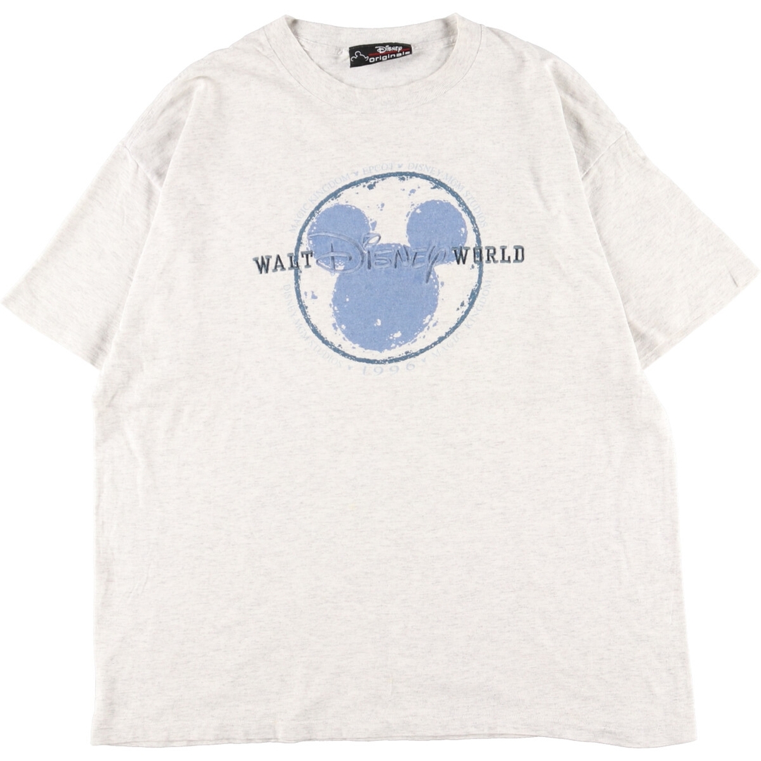 625cm袖丈90年代 DISNEY ORIGINALS WALT DISNEY WORLD ウォルトディズニーワールド キャラクタープリントTシャツ USA製 メンズXL ヴィンテージ /eaa355849