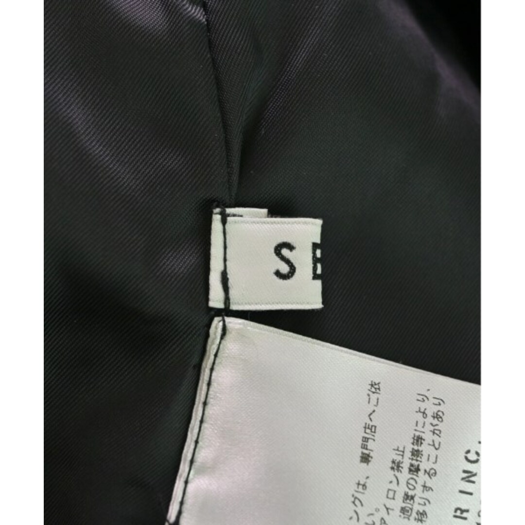 SEA(シー)のSEA シー ライダース ONE 黒 【古着】【中古】 レディースのジャケット/アウター(ライダースジャケット)の商品写真