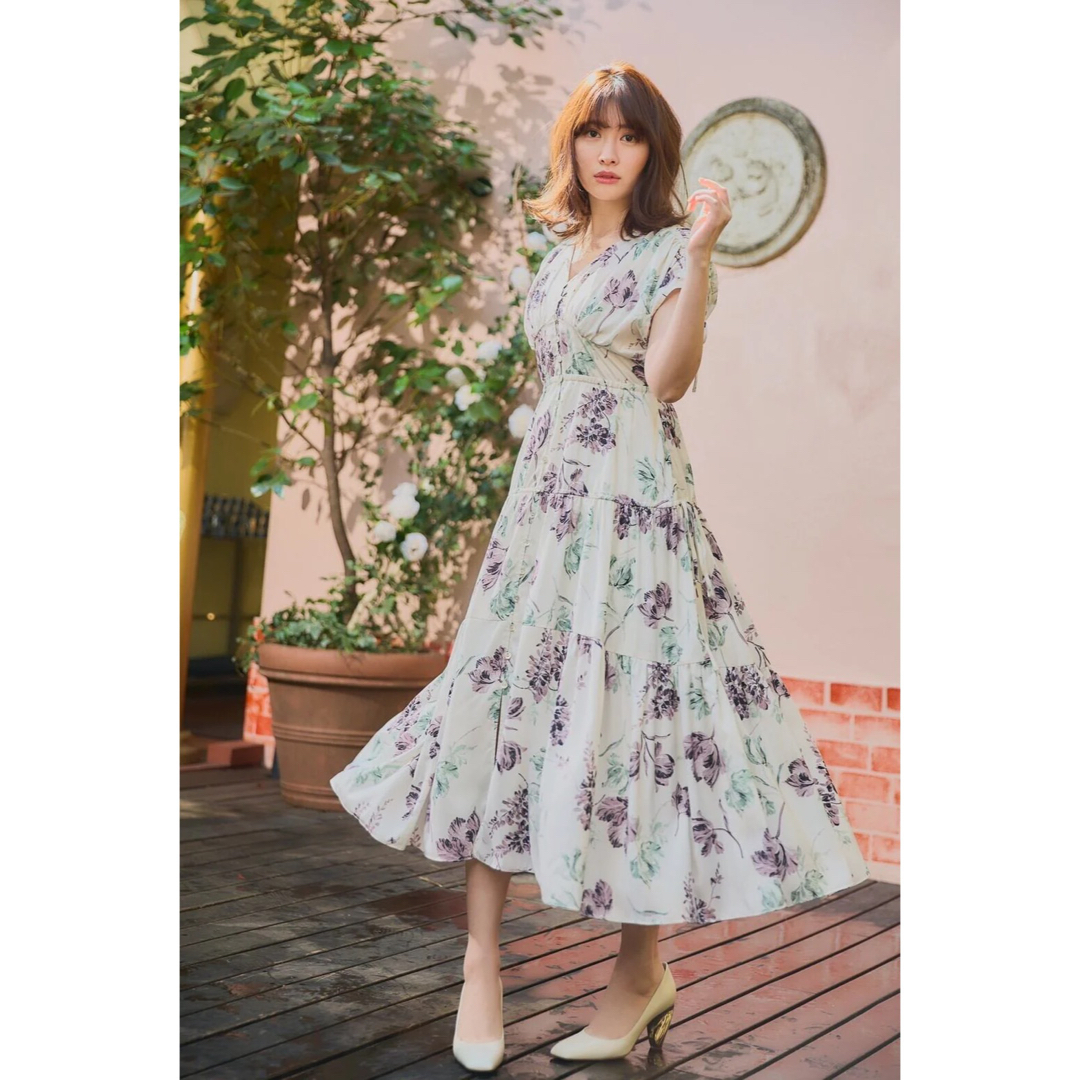 Her lip to(ハーリップトゥ)のher rip to Full Of Love Long Dress タグ付き レディースのワンピース(ロングワンピース/マキシワンピース)の商品写真