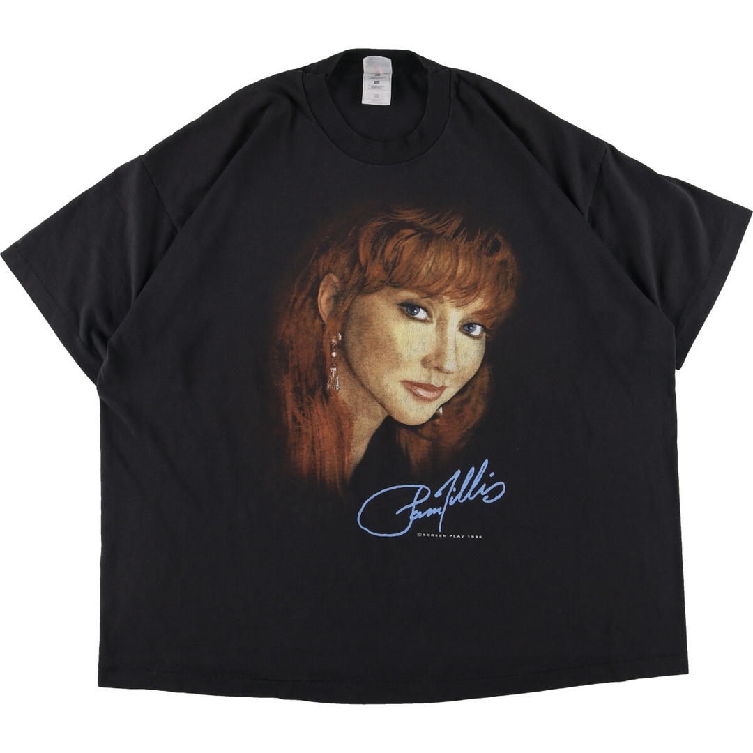 90年代 フルーツオブザルーム FRUIT OF THE LOOM PAM TILLIS パムティリス 両面プリント バンドTシャツ バンT USA製 メンズXXL ヴィンテージ /eaa356355