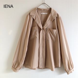 イエナ(IENA)の317イエナ手洗い可◎ピンクベージュスキッパー上品とろみブラウス日本製(シャツ/ブラウス(長袖/七分))