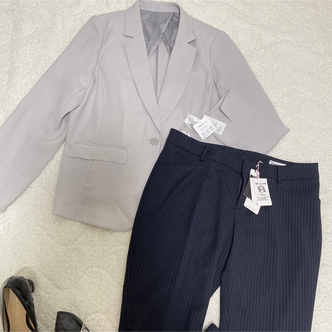 はるやま イオン 新品未使用 タグ付き 大きいサイズ スーツ 上下セット 母