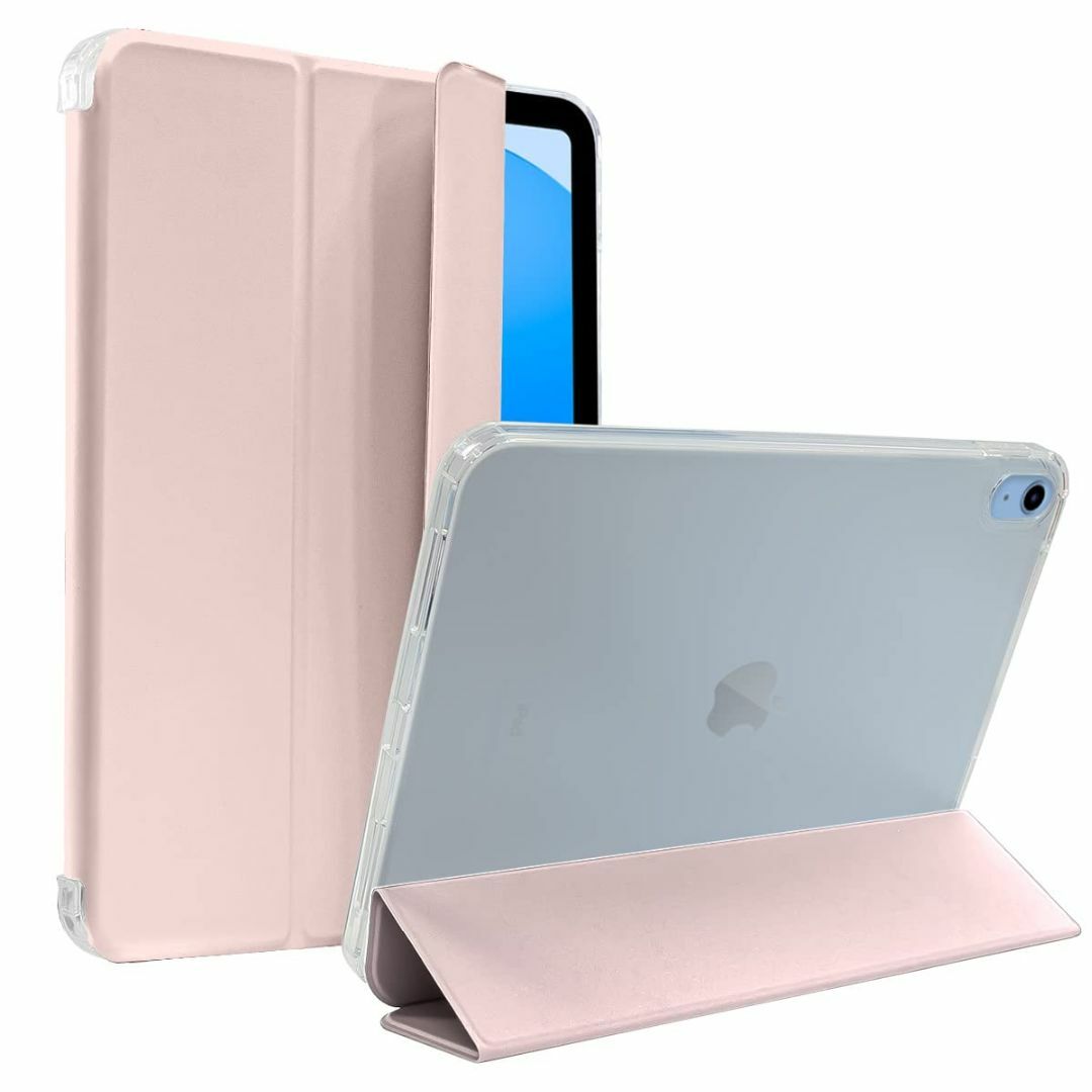 【色: ピンクサンド（背面クリア）】MS factory iPad 第10世代