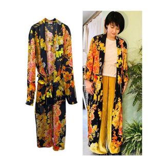 ドリスヴァンノッテン(DRIES VAN NOTEN)の★2020aw ドリスヴァンノッテン フローラル ガウン S★(ロングワンピース/マキシワンピース)