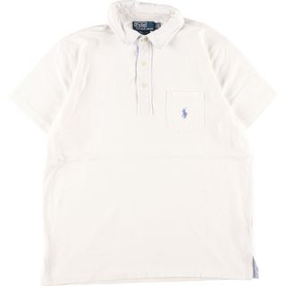 ラルフローレン(Ralph Lauren)の古着 ラルフローレン Ralph Lauren POLO by Ralph Lauren CUSTOM FIT 半袖 ポロシャツ メンズM /eaa356296(ポロシャツ)