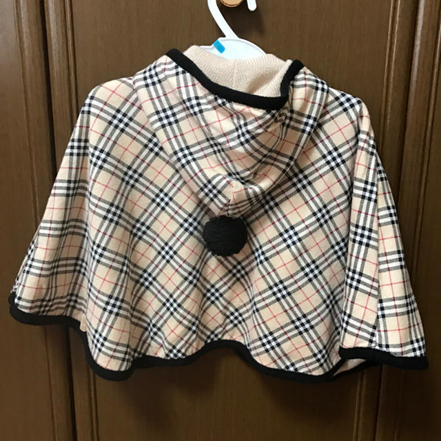 BURBERRY(バーバリー)の80㌢ Burberry リバーシブルポンチョ キッズ/ベビー/マタニティのベビー服(~85cm)(カーディガン/ボレロ)の商品写真