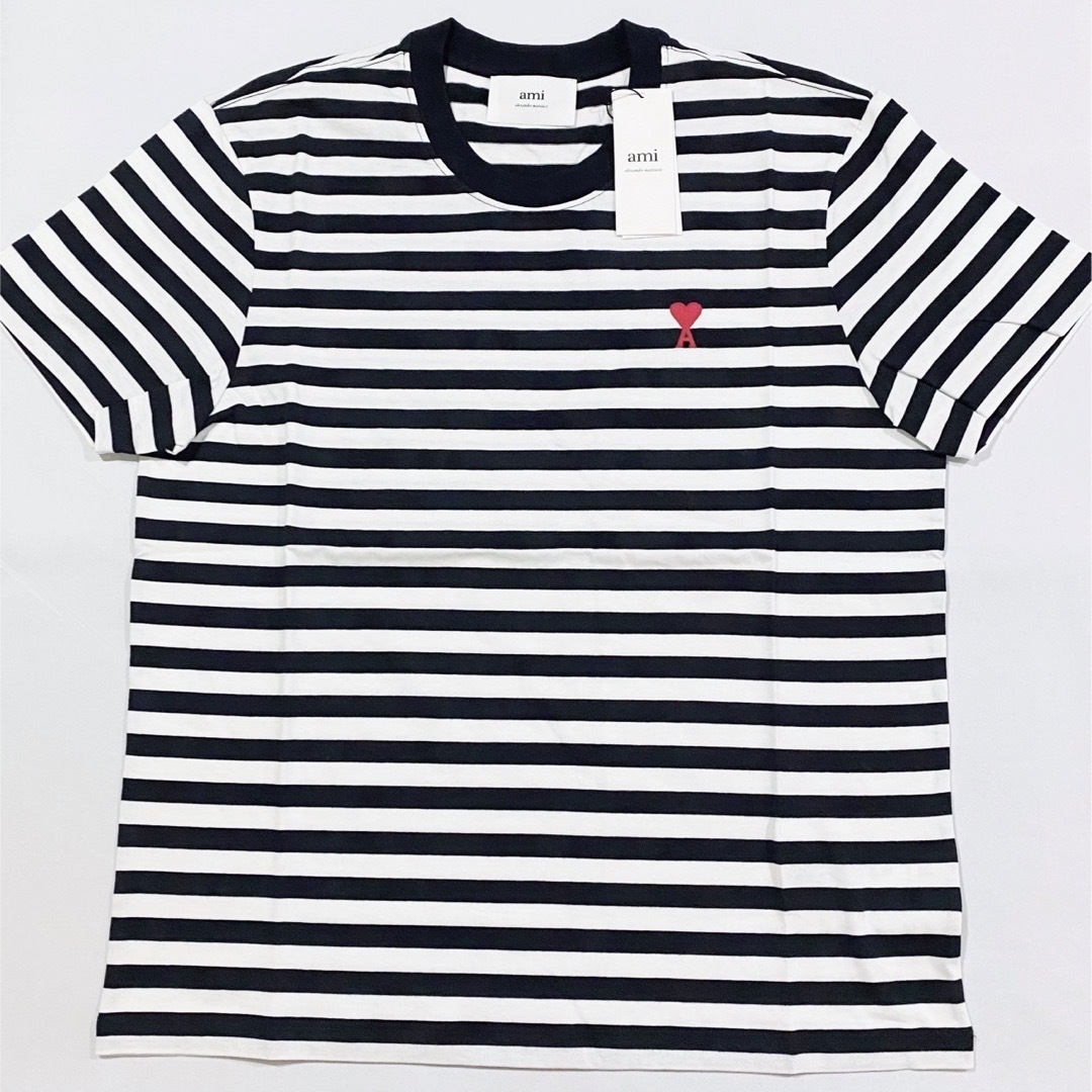 AMI PARIS アミパリ ハートロゴ  Tシャツ L