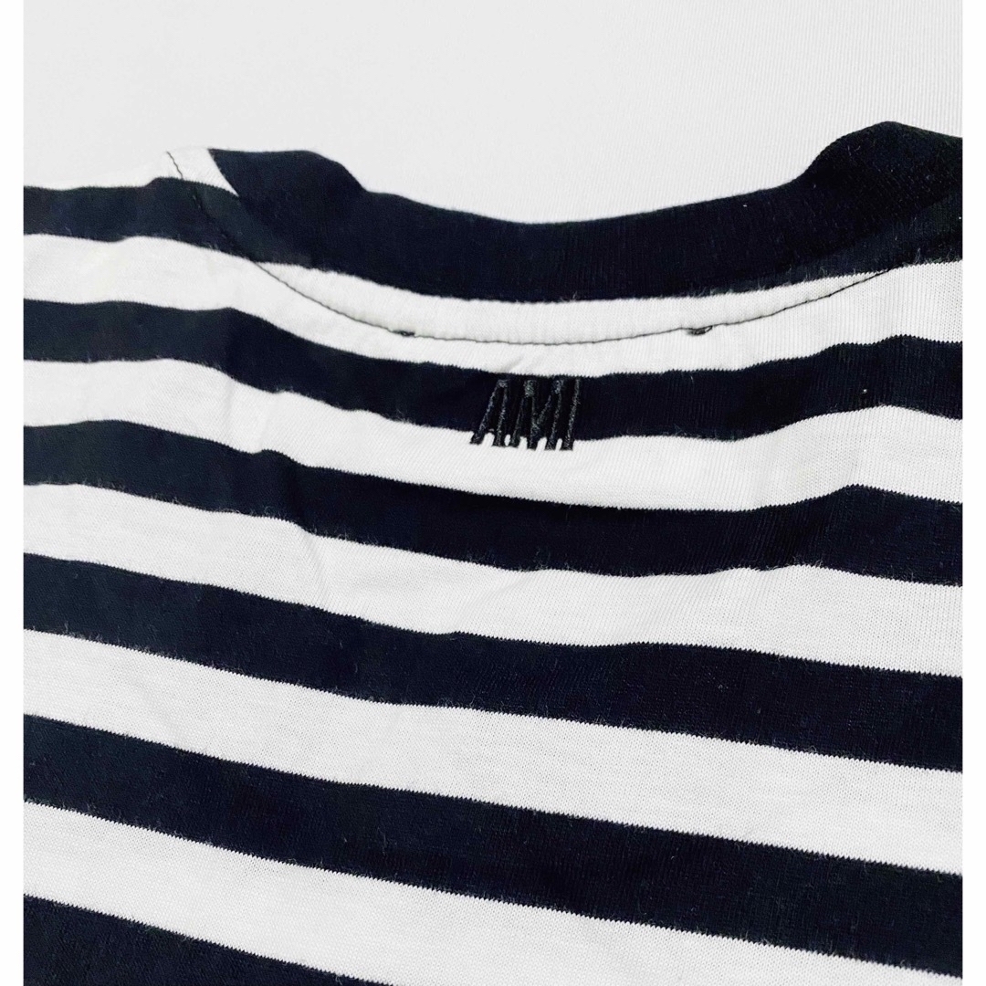 ami - 新品未使用 AMI PARIS ストライプ ハートロゴ Tシャツの通販 by