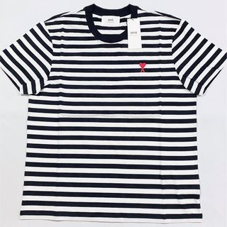 ★新品未使用★AMI PARIS★アミパリ ハートロゴ コットン Tシャツ