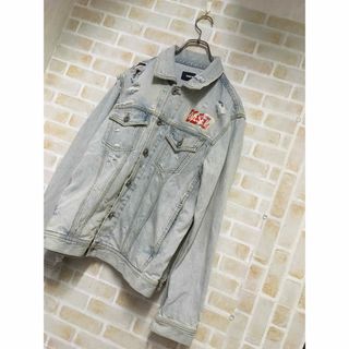 ディーゼル(DIESEL)の【デニム界王道】DIESEL  ダメージ加工 スタイリッシュ イタリア製 名作(Gジャン/デニムジャケット)